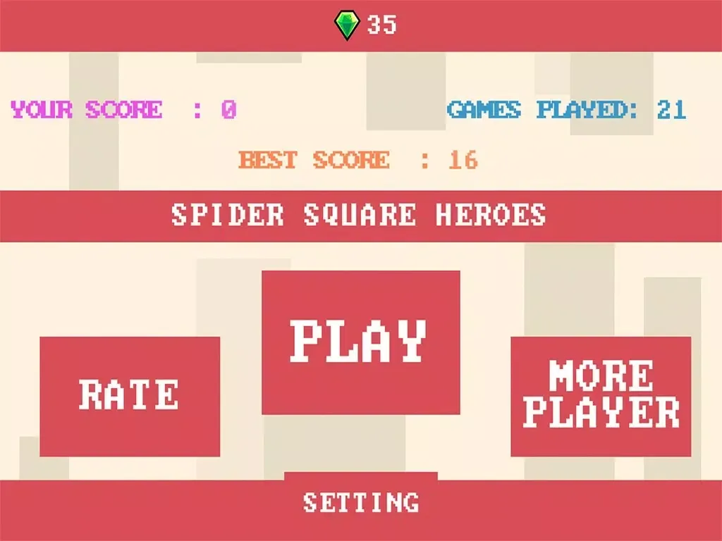 Spider Square Heroes iPad  Screenshots