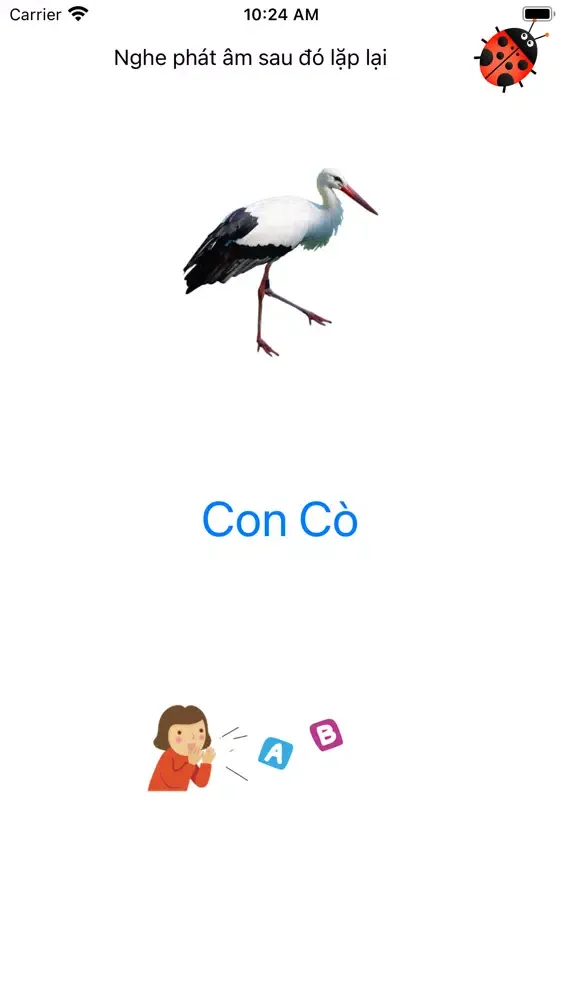 Tangkapan skrin Học Chữ Cái Song Ngữ Anh Việt