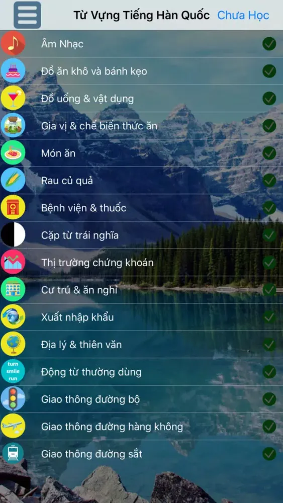 Zrzuty ekranu Học Tiếng Hàn Giao Tiếp A-Z