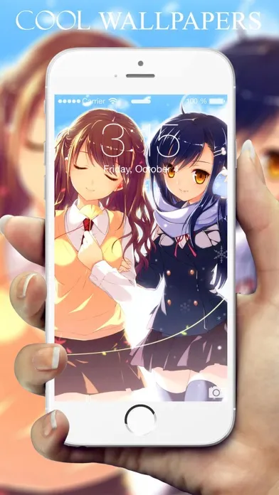 Capturas de pantalla de Cool Wallpapers - AnimeGirl version