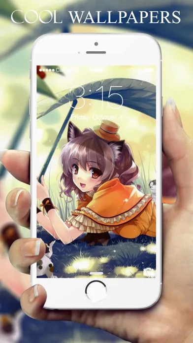 Capturas de pantalla de Cool Wallpapers - AnimeGirl version