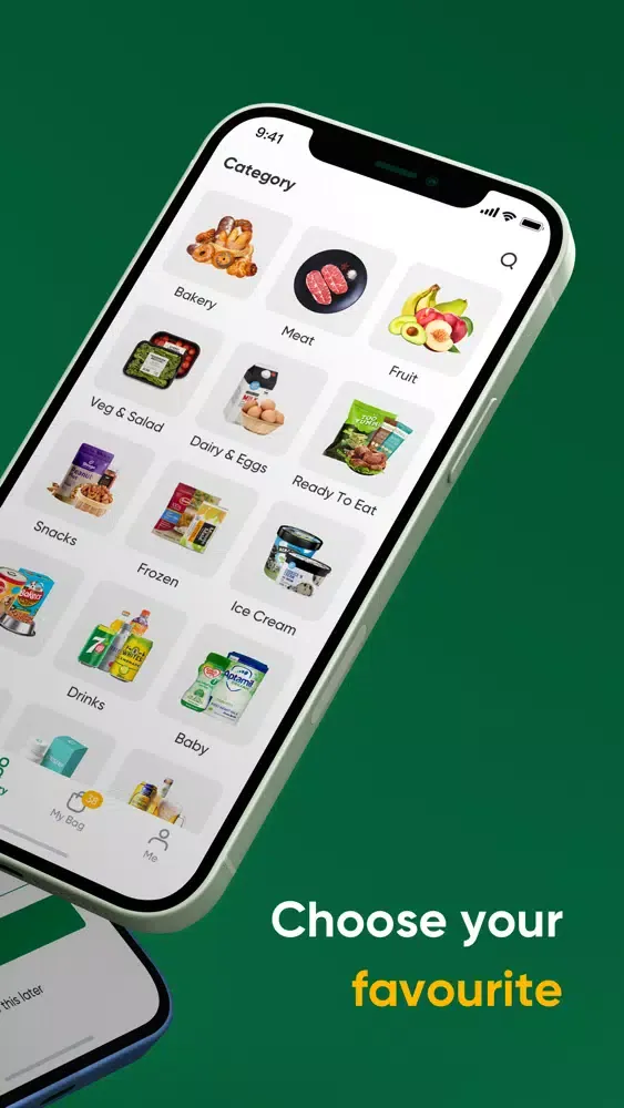 Zrzuty ekranu Fasgro-Fast Groceries Delivery