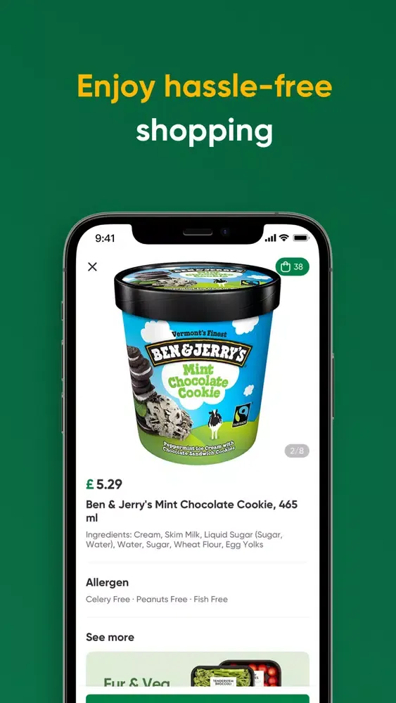Zrzuty ekranu Fasgro-Fast Groceries Delivery