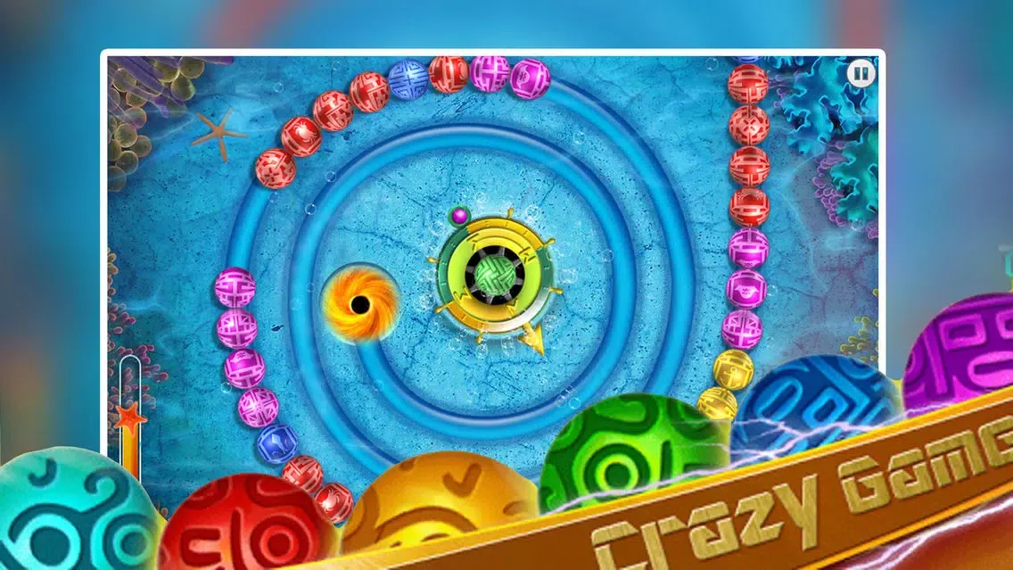 Tangkapan layar Marble Sea Shooter