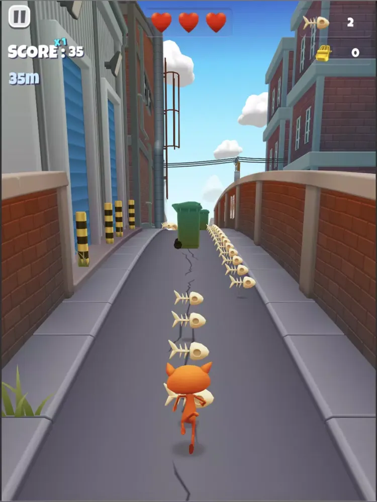Hungry Cat Dash iPad  Ekran Görüntüleri
