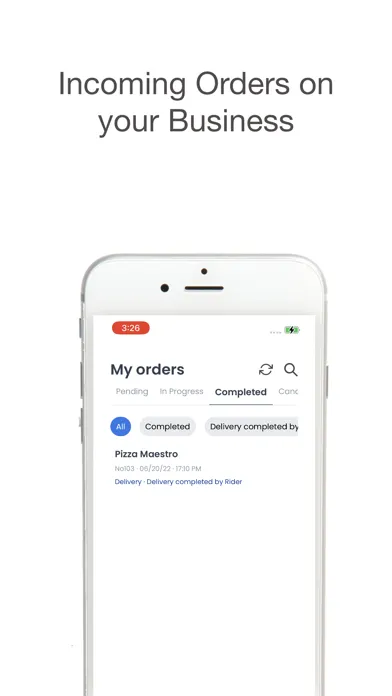 Ảnh chụp màn hình của Order receiver: Nordic Venture