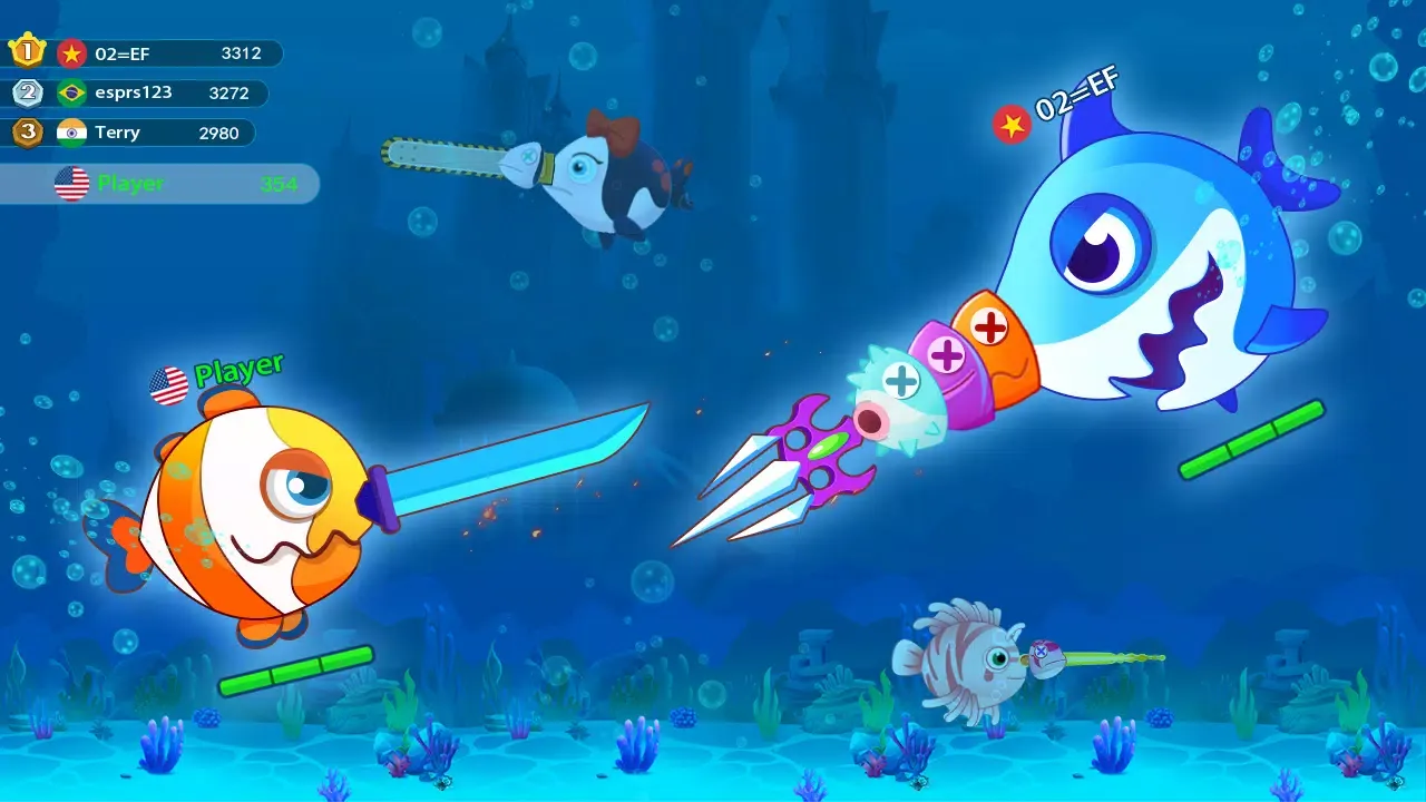 Shark vs Fish .io-Hungry World Screenshots