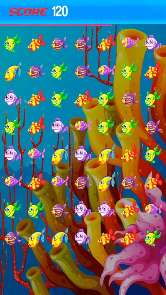 ภาพหน้าจอของ Hungry Fish Feed Mania Match 3 Fat Evolution 2014 - Free HD Saga Edition