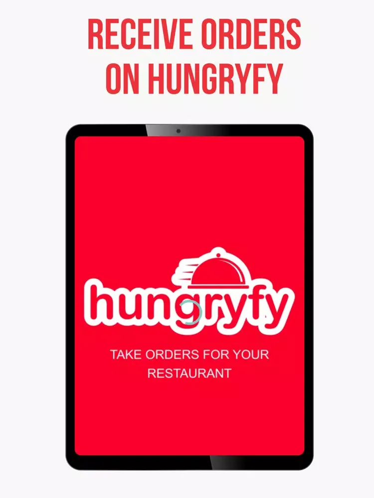 Tangkapan layar Hungryfy: Restaurant owner app iPad 