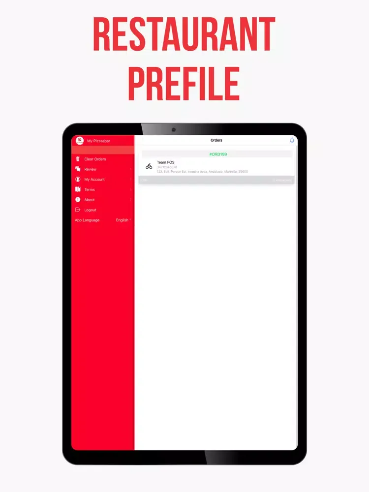 Tangkapan layar Hungryfy: Restaurant owner app iPad 