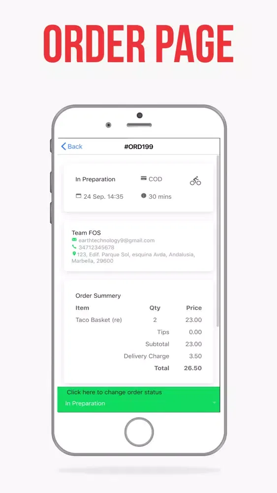 Tangkapan layar Hungryfy: Restaurant owner app