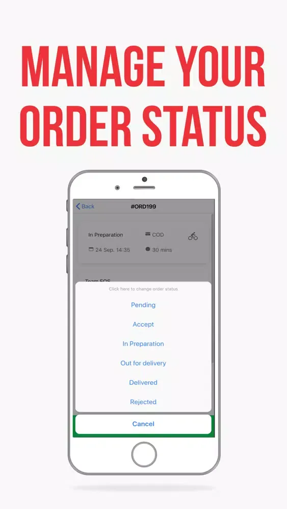 Tangkapan layar Hungryfy: Restaurant owner app