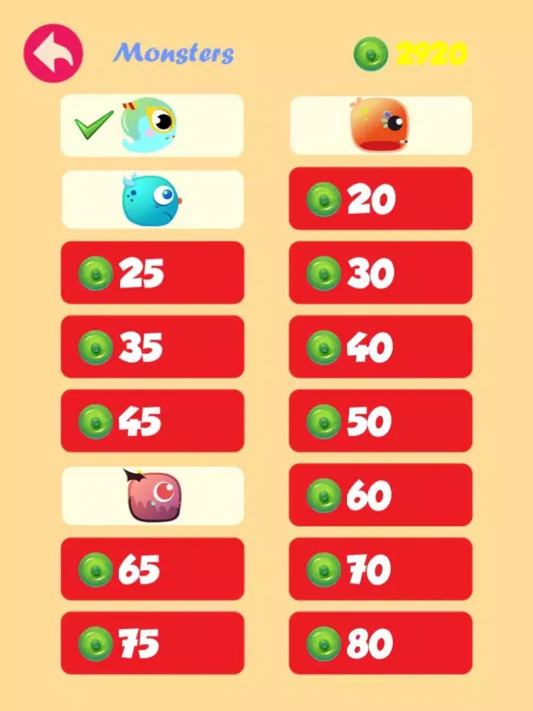 Capturas de pantalla de Hungry Jelly Monster (Full Version) iPad 