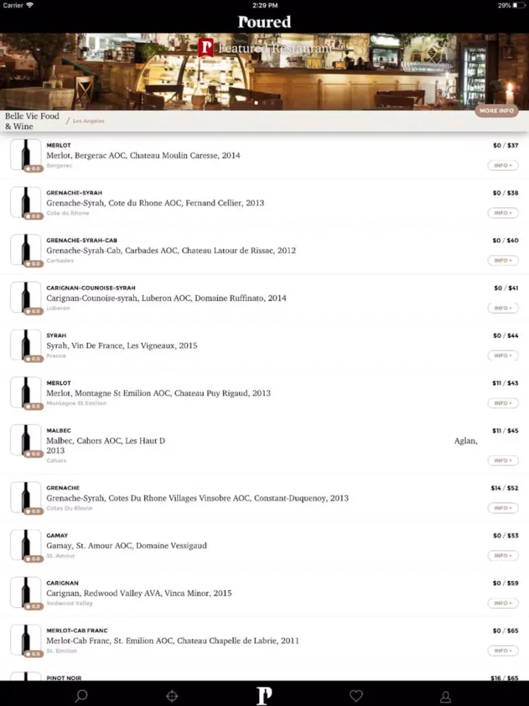 Capturas de pantalla de Poured iPad 