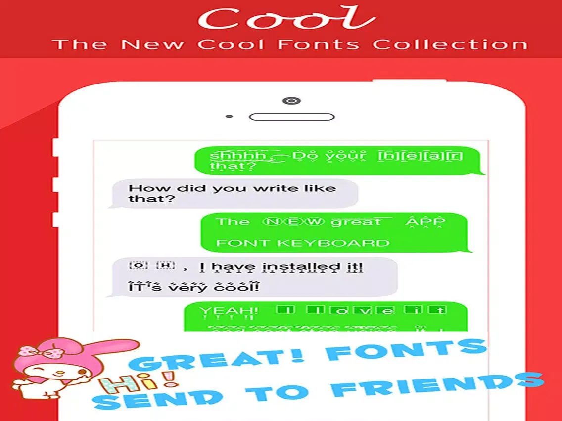 تصاویر Free Fonts Keyboard, Art Fonts, Cool Font for Chat WhatsApp, Viber and Snapchat. iPad 