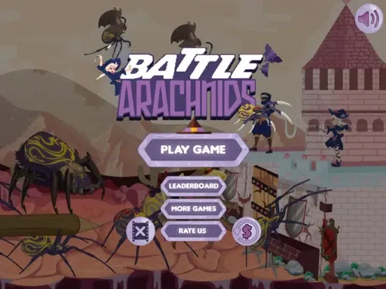 Capturas de tela do Battle Arachnids iPad 