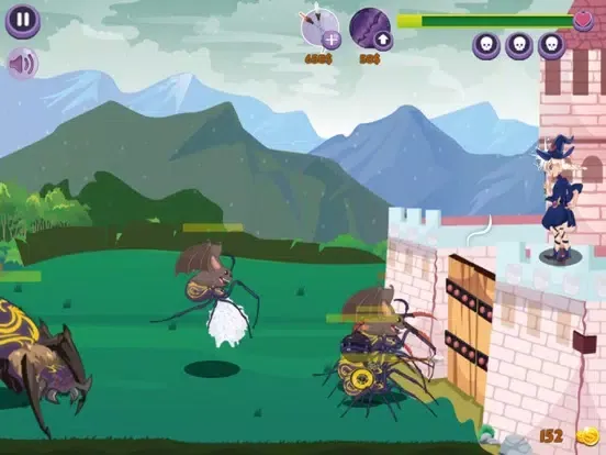 Capturas de tela do Battle Arachnids iPad 