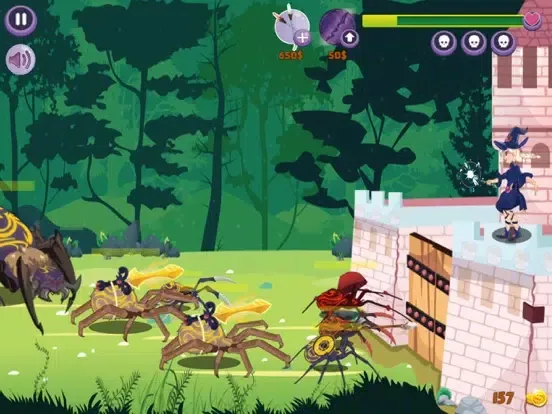 Capturas de tela do Battle Arachnids iPad 
