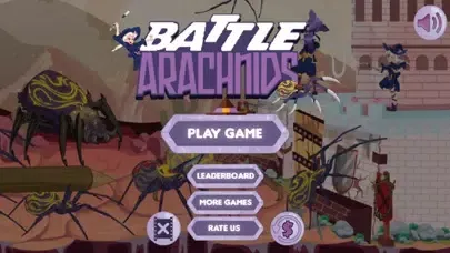 Capturas de tela do Battle Arachnids