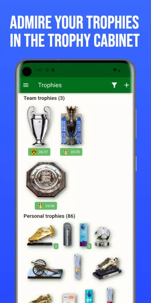 Capturas de pantalla de Football Career Mode Tracker