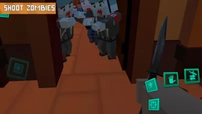 Blocky Zombie Shooter Survival স্ক্রিনশট