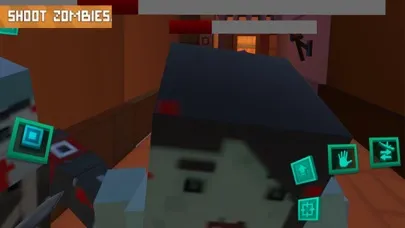 Blocky Zombie Shooter Survival স্ক্রিনশট