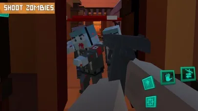 Blocky Zombie Shooter Survival স্ক্রিনশট