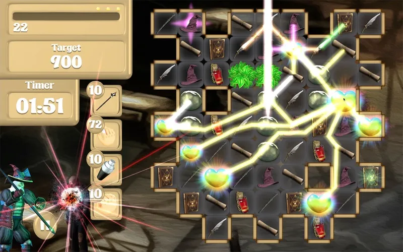 Wizard Vs Zombie - Match 3应用截图