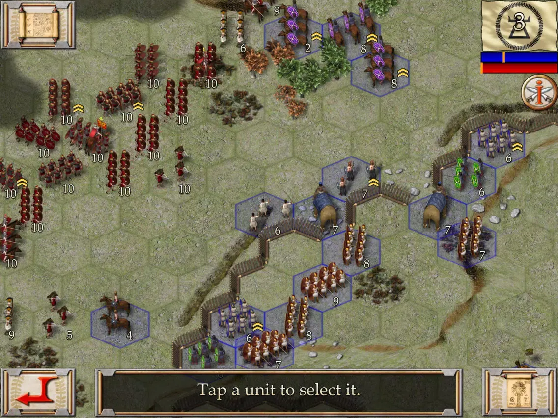 Capturas de tela do Ancient Battle: Alexander Lite iPad 