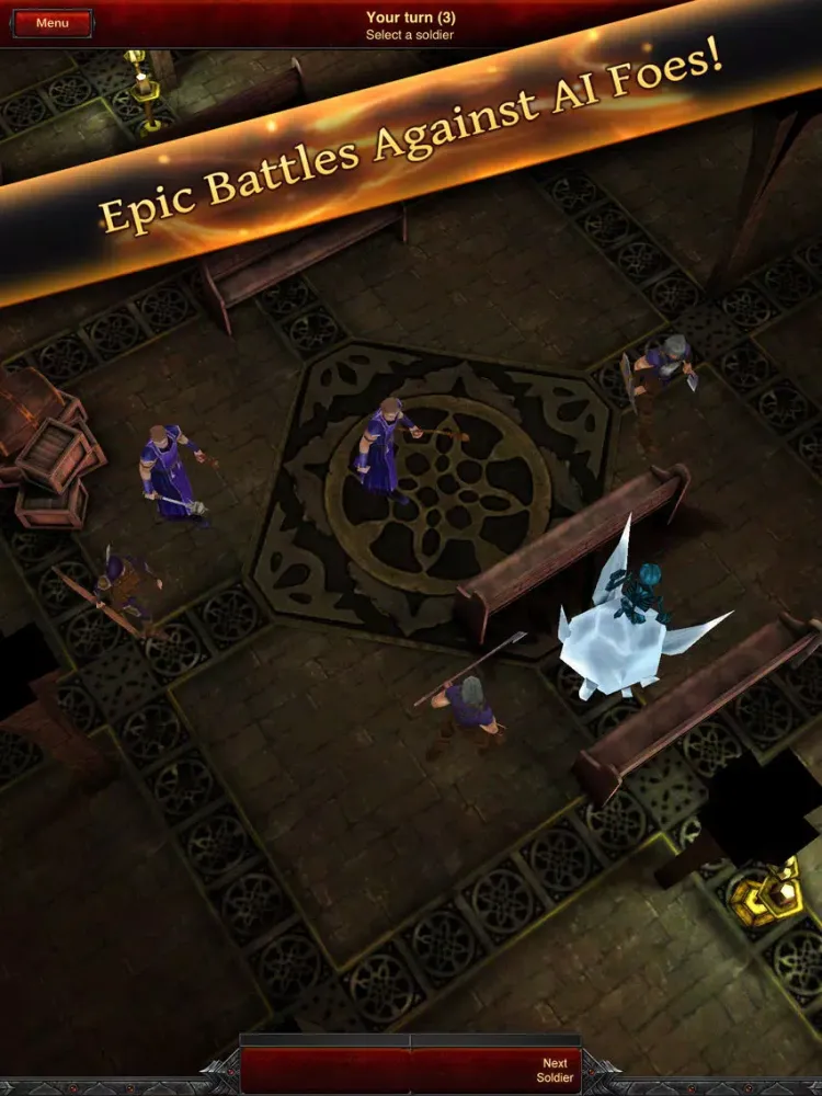 Capturas de tela do Battle Dungeon: Risen Lite iPad 
