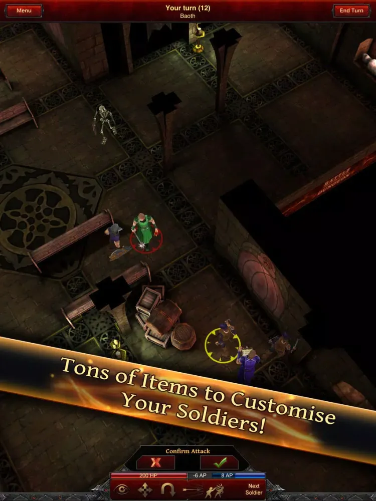 Capturas de tela do Battle Dungeon: Risen Lite iPad 