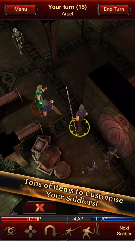 Capturas de tela do Battle Dungeon: Risen Lite