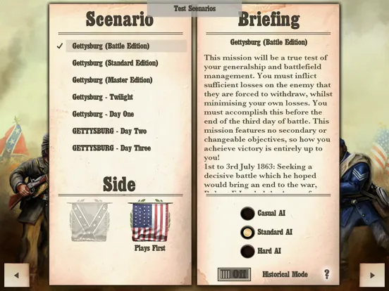 Screenshot di Civil War: Gettysburg iPad 