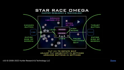 Ảnh chụp màn hình của Star Race Omega