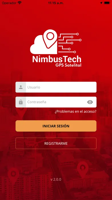 ภาพหน้าจอของ NimbusTech GPS Satelital