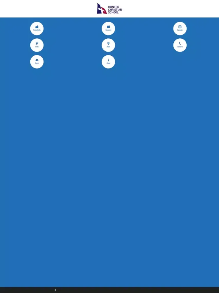 Hunter Christian School iPad 应用截图