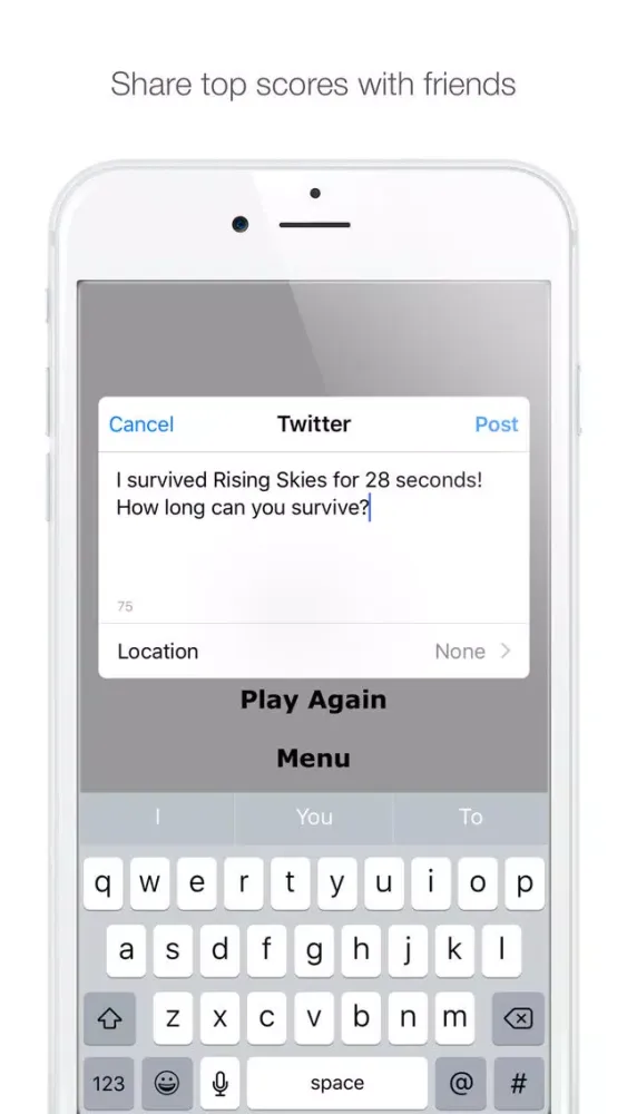 Rising Skies - Tap to Survive স্ক্রিনশট