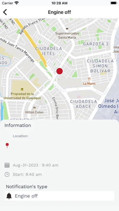 Ảnh chụp màn hình của Grupo Pana GPS