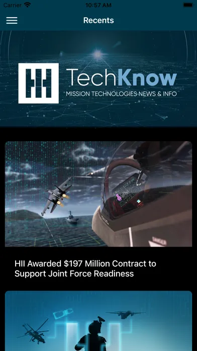 Captures d'écran de HII TechKnow
