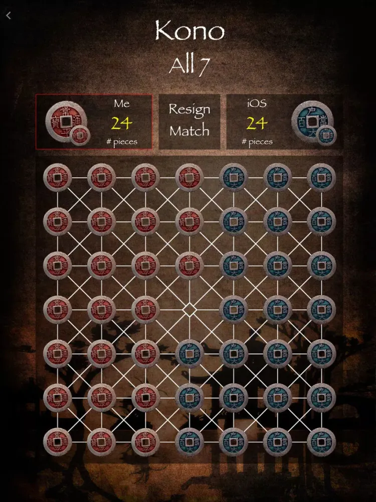 Kono – Abstract Strategy Board Game iPad  Screenshots