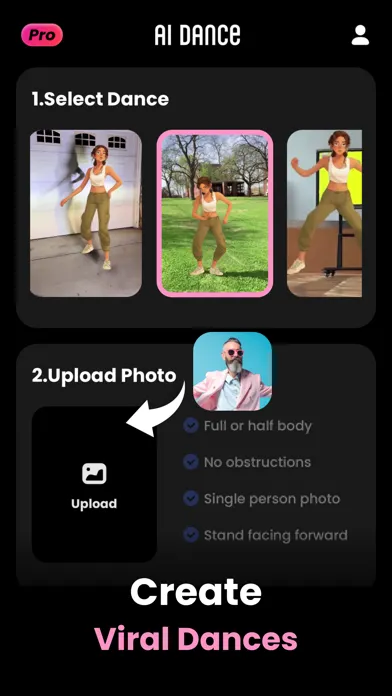 Zrzuty ekranu Saro AI : AI Video Art Effect