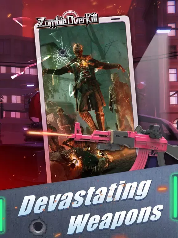 Tangkapan skrin Zombie OverKill iPad 