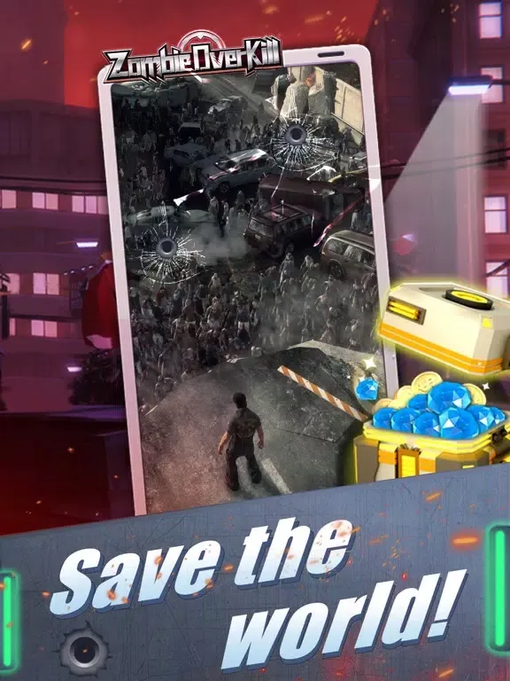 Tangkapan skrin Zombie OverKill iPad 
