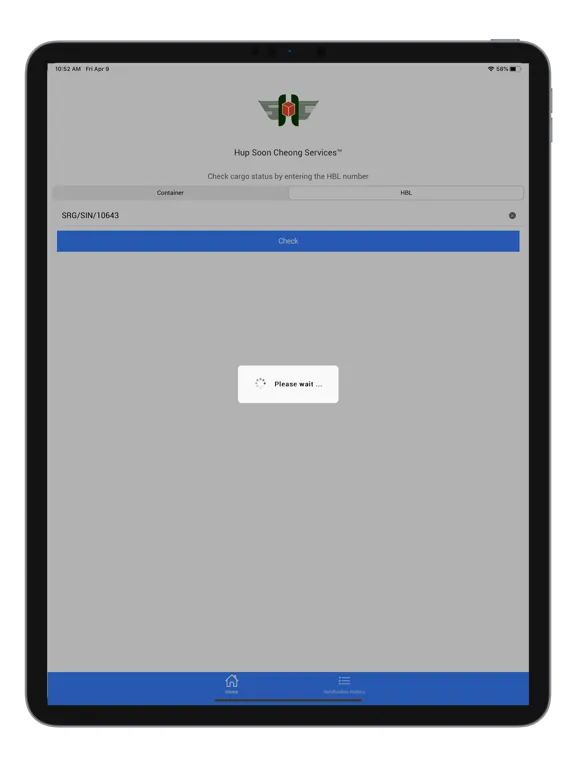ภาพหน้าจอของ Hup Soon Cheong iPad 