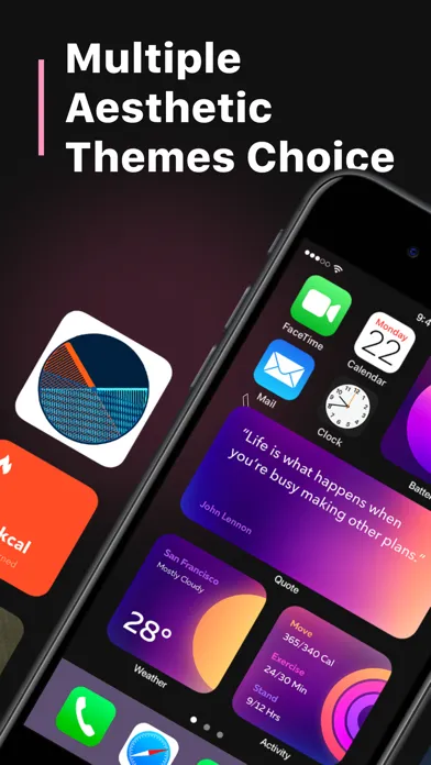 Aesthetic & Custom Homescreen Ekran Görüntüleri