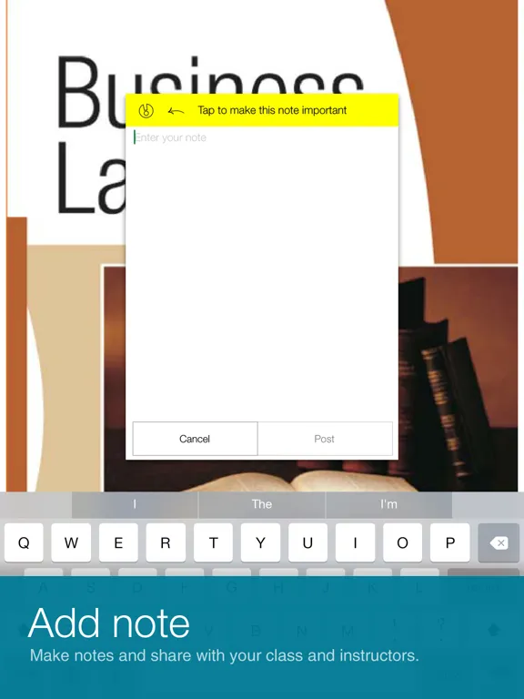 Captures d'écran de eLibrary Access iPad 