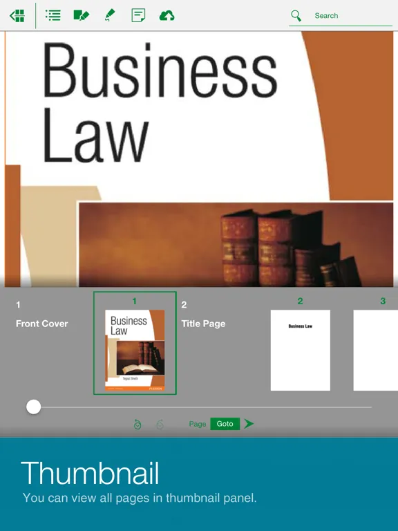 Captures d'écran de eLibrary Access iPad 