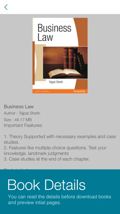 Captures d'écran de eLibrary Access