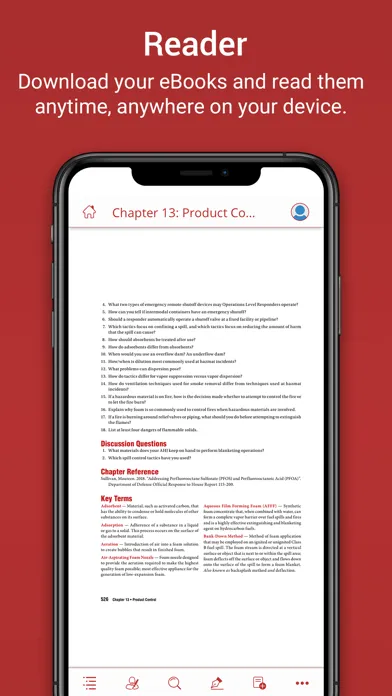 Screenshot di IFSTA eLibrary