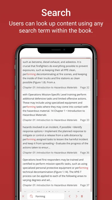 Screenshot di IFSTA eLibrary